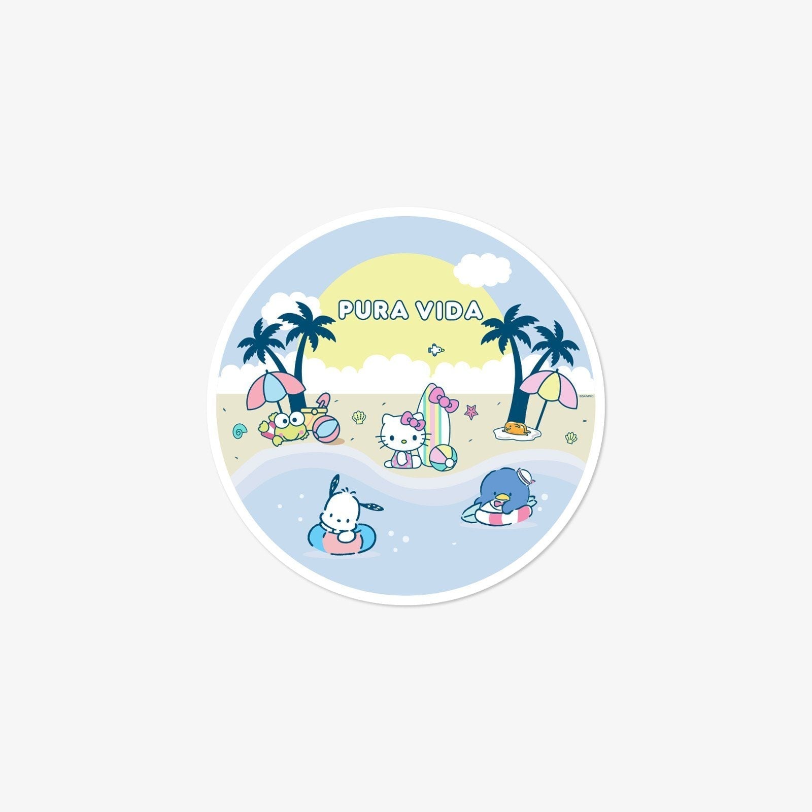 Hello Kitty and Friends x Pura Vida Tropical Sticker