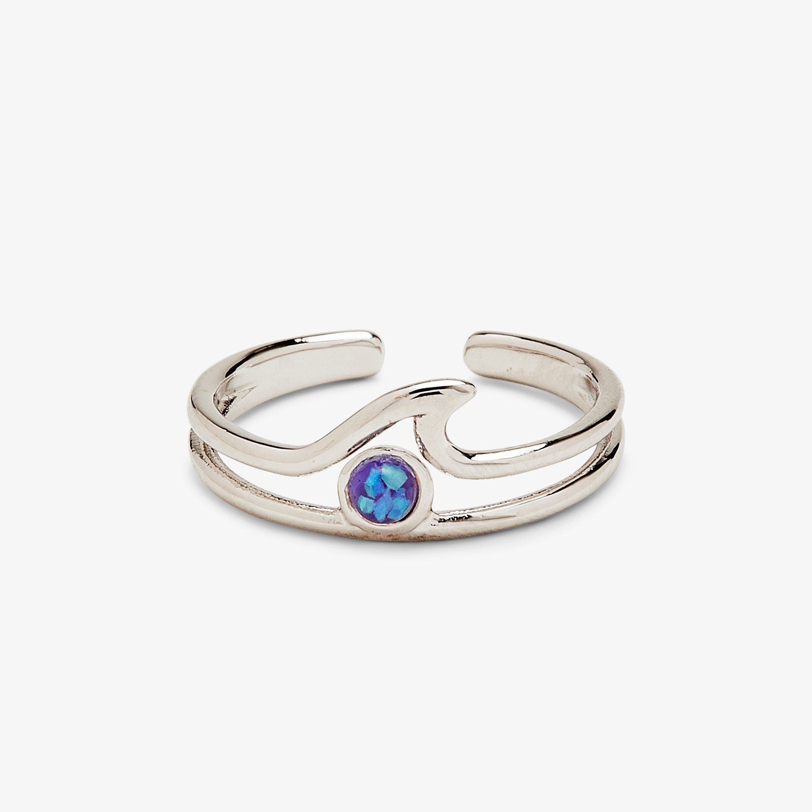 Floating Opal Toe Ring