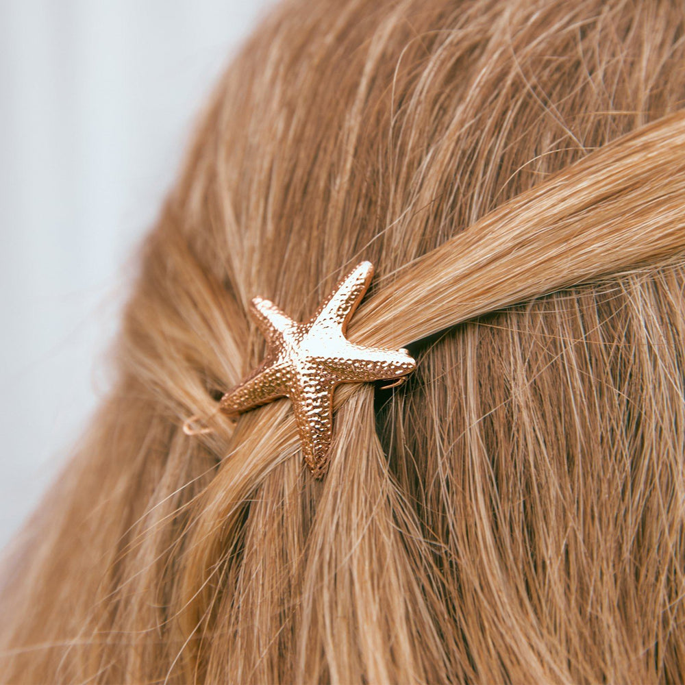 Ramasse Cheveux design : Starfish Hair Catcher bleu nuit