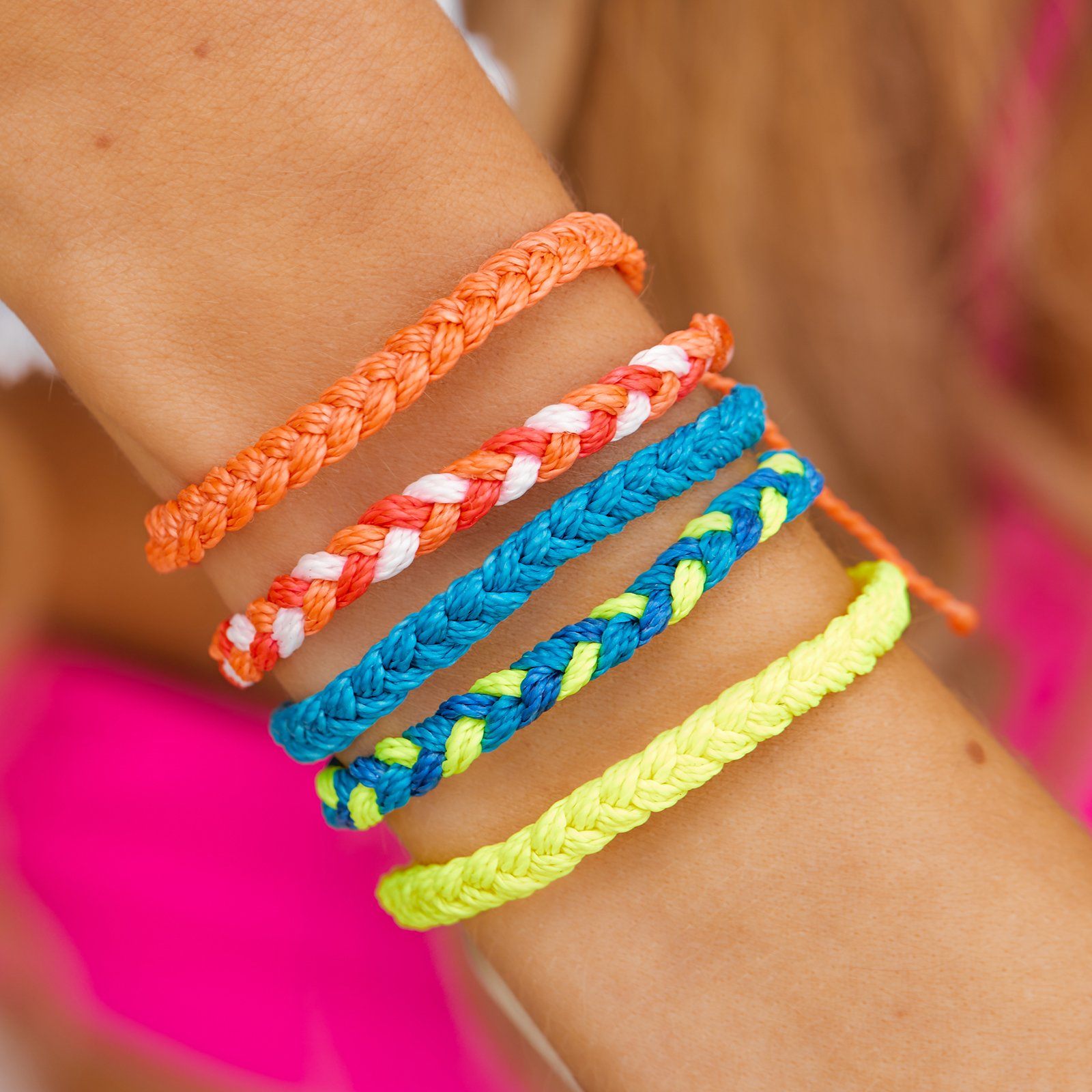 Thin braided beach best sale bracelet