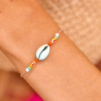 Candy Coated Cowrie Slider Bracelet Gallery Thumbnail