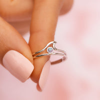 Opal Wave Ring Gallery Thumbnail