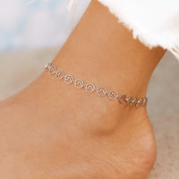 Mini Wave Chain Anklet Gallery Thumbnail