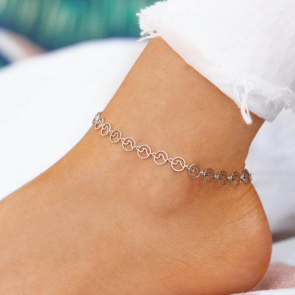 Mini Wave Chain Anklet 3