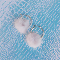 Puff Hoop Earrings Gallery Thumbnail