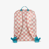 Pura Vida Pink Checkered Classic Backpack Pink Check Gallery Thumbnail