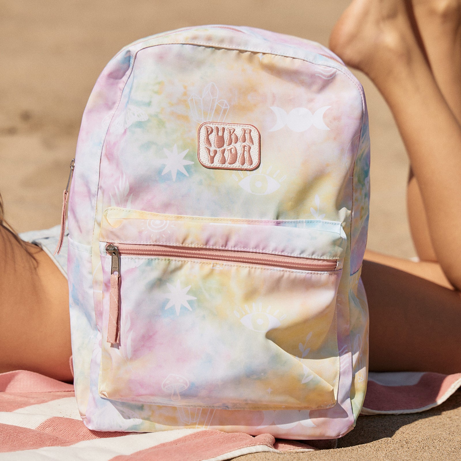 Tie dye shop backpacks for