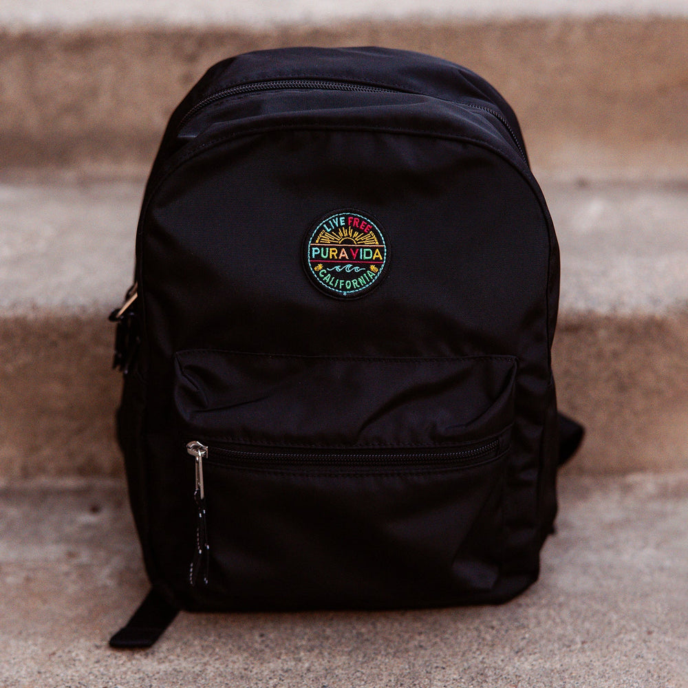 Black Mini Backpack 4