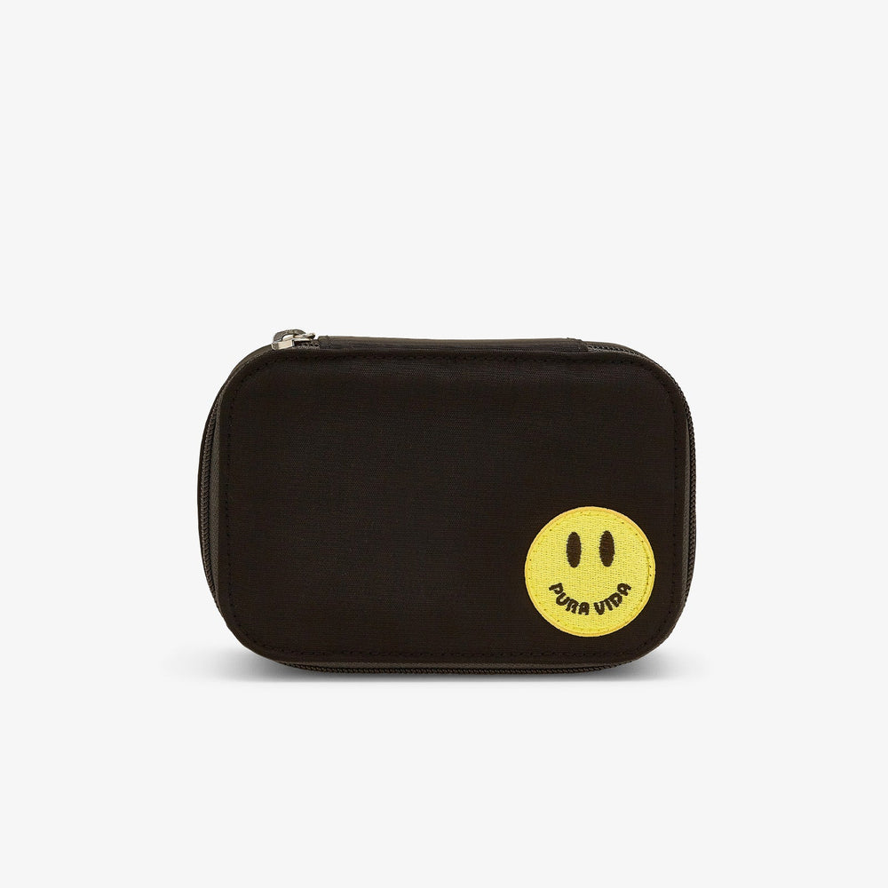 Black Smiley Face Jewelry Case 7