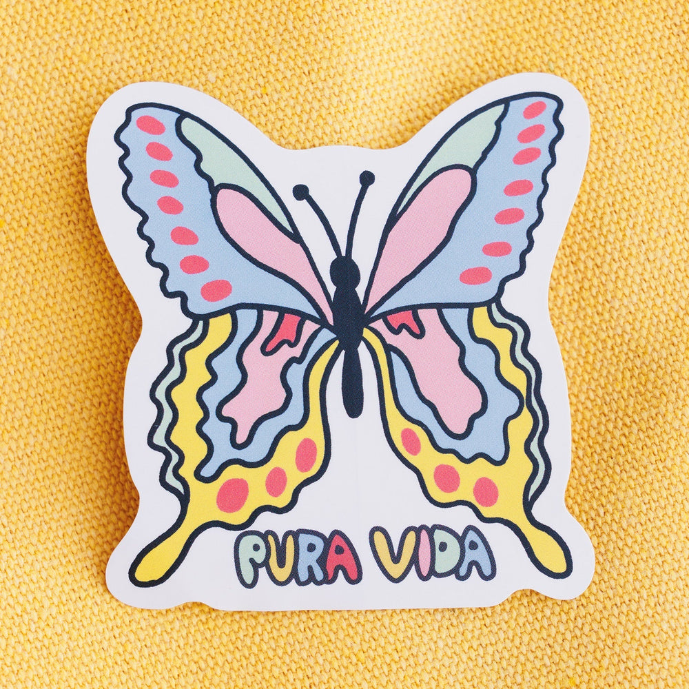 Psychedelic Butterfly Sticker 3