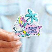 Hello Kitty Surf Sticker Gallery Thumbnail