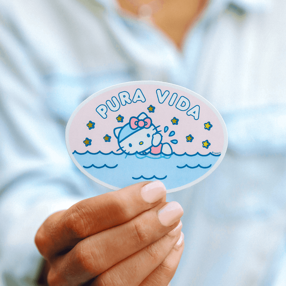 Hello Kitty Swimming Sticker 2