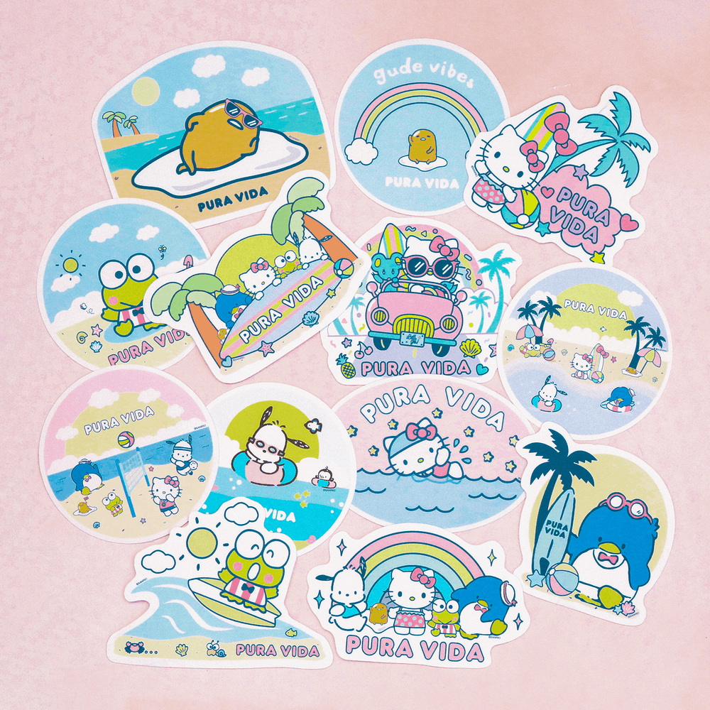 Keroppi Beach Sticker 4