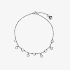 Delicate Opal Chain Anklet