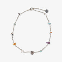 Rainbow Chip Chain Anklet Gallery Thumbnail