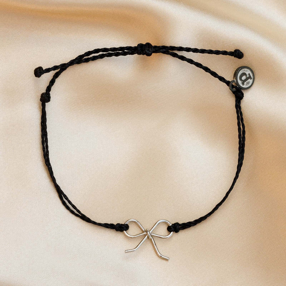 Mystery Heart Waxed String Bracelet 