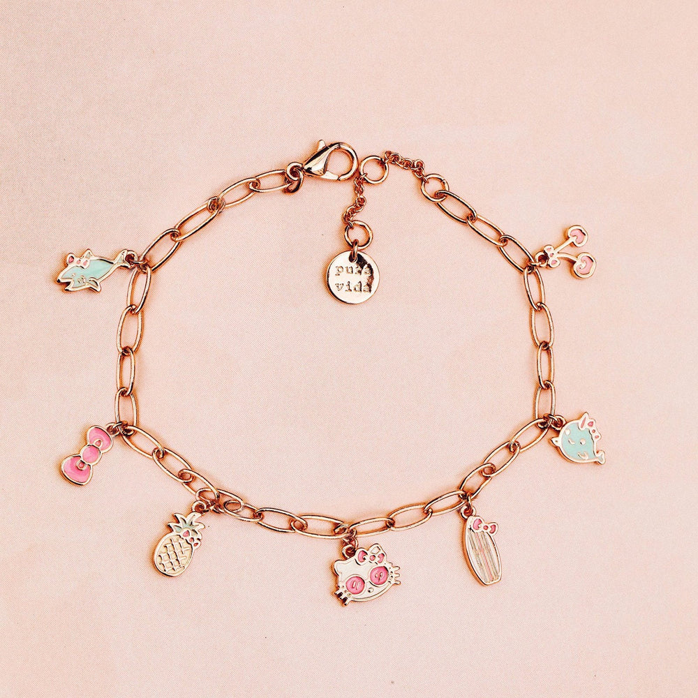 Hello Kitty Charms Chain Bracelet 4