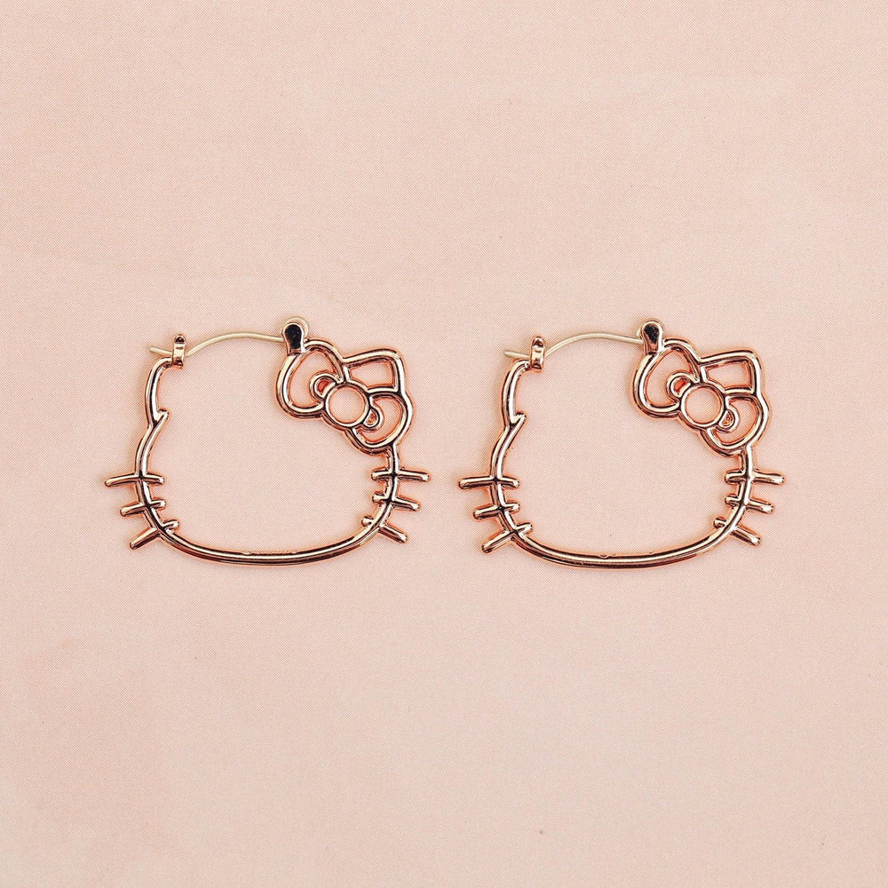 Hello Kitty Hoop Earrings 3