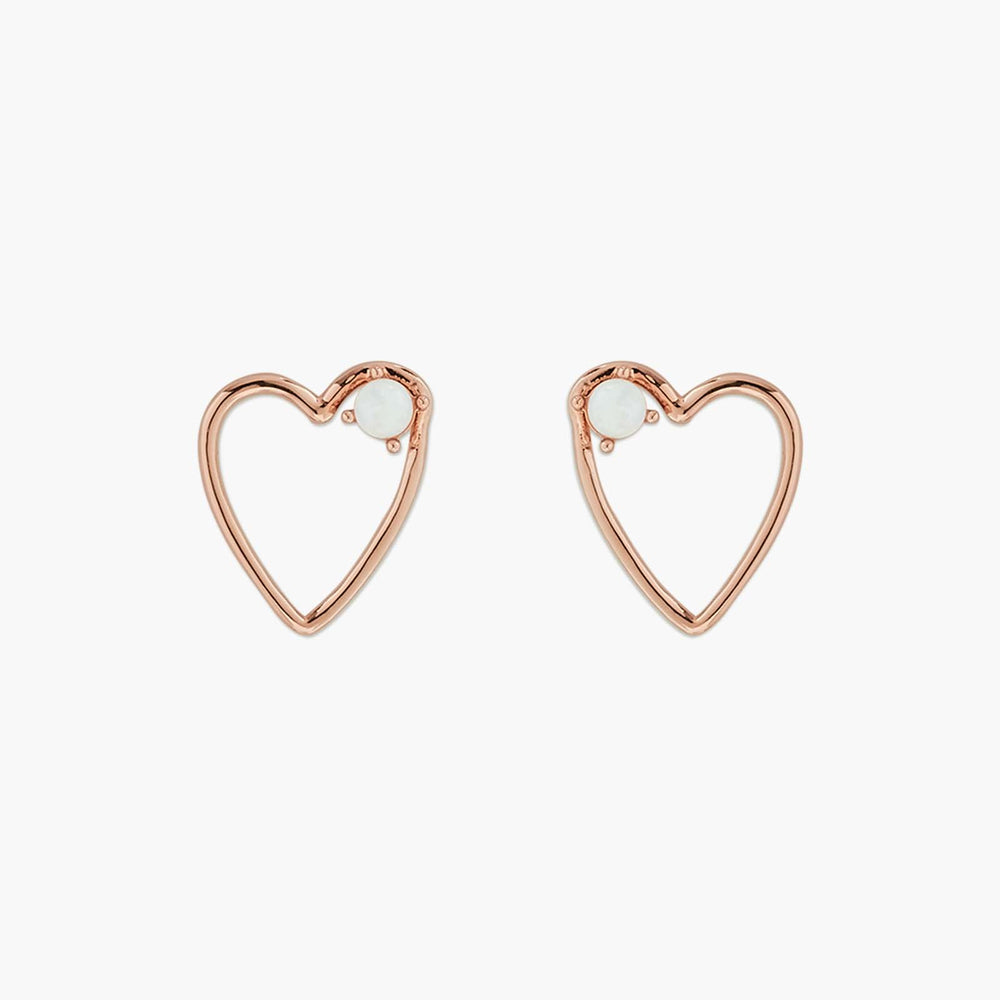 Sweetheart Stone Earrings 1