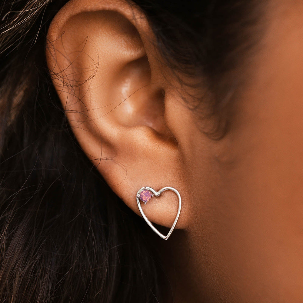 Sweetheart Stone Earrings 7