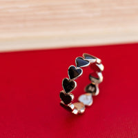Mood Love Hearts Band Ring Gallery Thumbnail