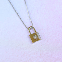 Lock Pendant Necklace Gallery Thumbnail