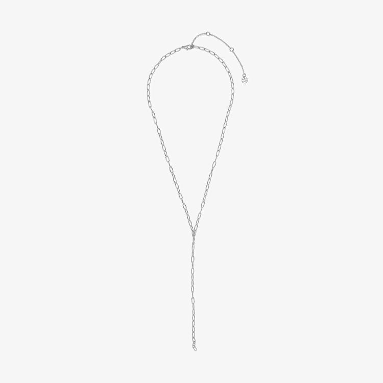 Mini Paperclip Lariat Necklace