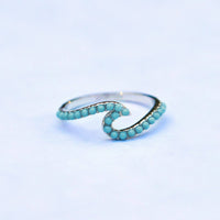 Stone Wave Ring Gallery Thumbnail