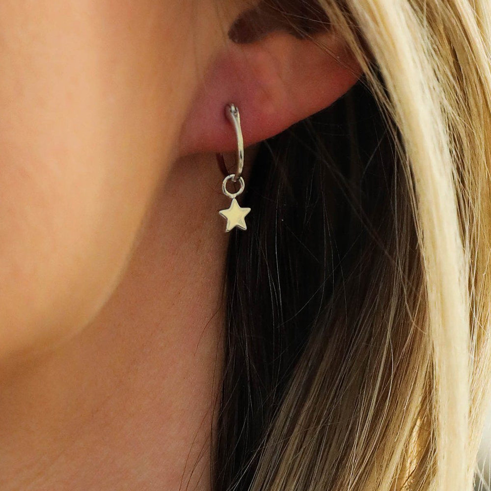 Star Hoop Earrings 6