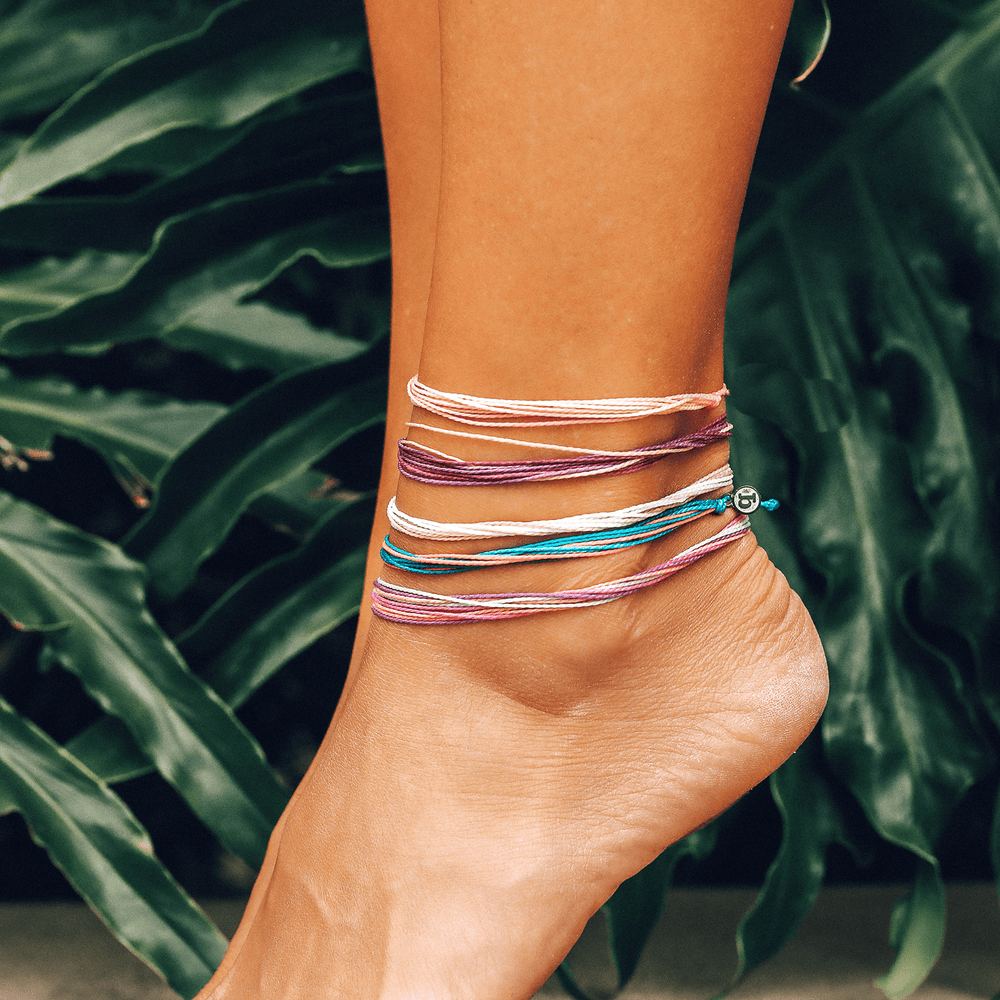 Purple anklet sales