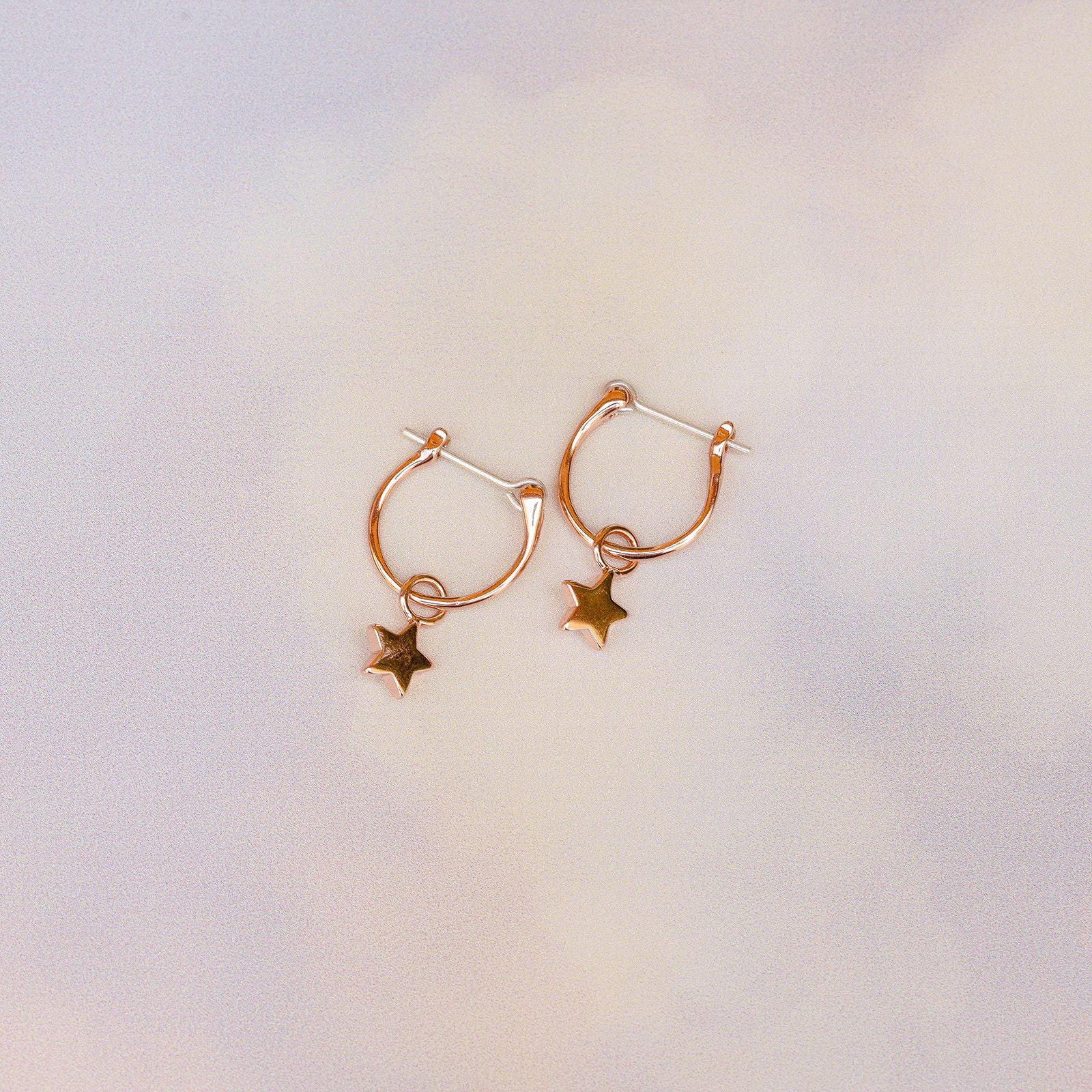 Pura vida star hot sale and moon earrings