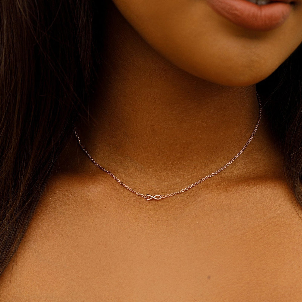Breast Cancer Awareness Choker Necklace 3