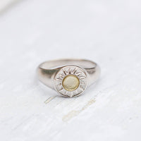 Celestial Sun Signet Ring Gallery Thumbnail