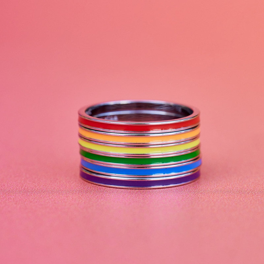 Rainbow Ring Stack 7