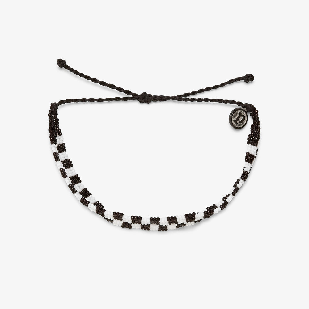 Black String Braided Rainbow Beads Bracelet | Monster Trendz
