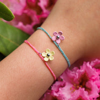 Solstice Enamel Flower Charm Bracelet Gallery Thumbnail