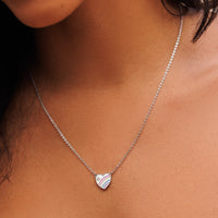 Pastel Vintage Heart Necklace Gallery Thumbnail