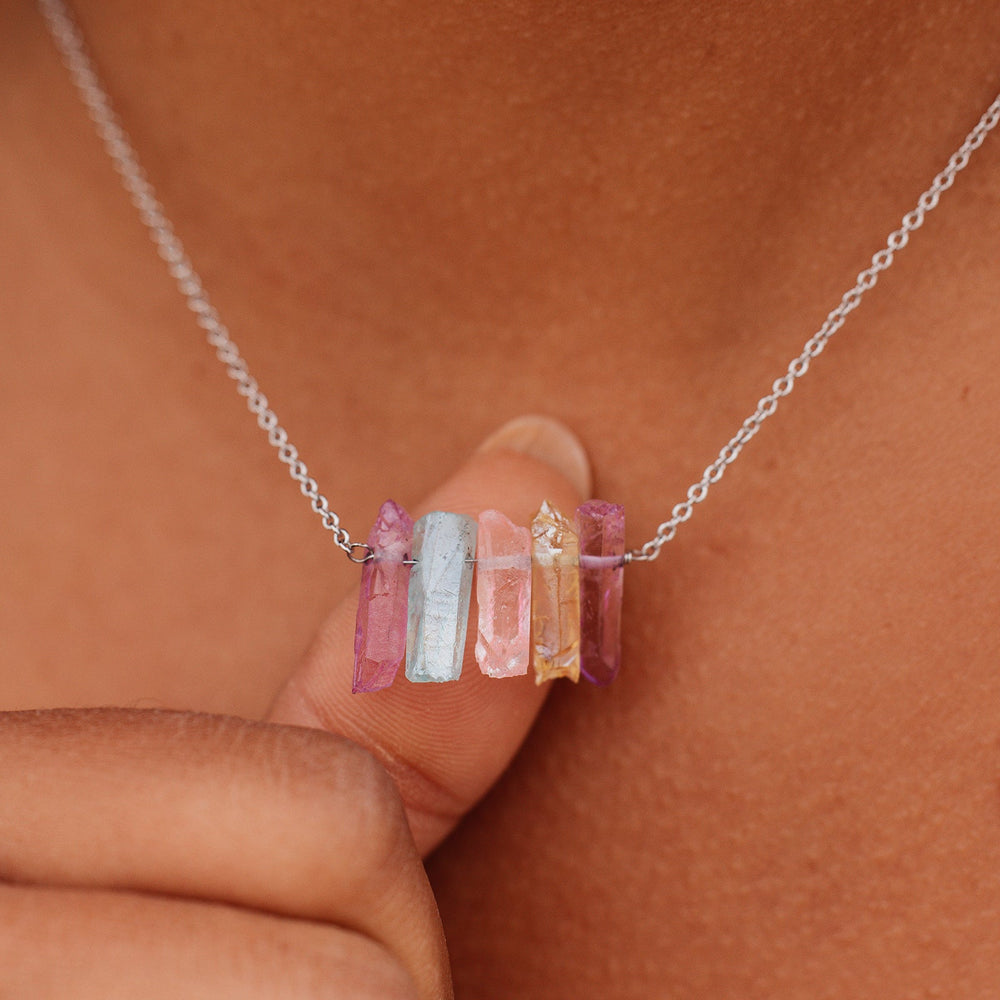 Rainbow Crystal Necklace 5