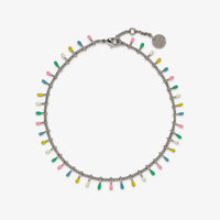 Enamel Droplet Chain Anklet Gallery Thumbnail