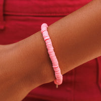 Pastel Disc Stretch Bracelet Gallery Thumbnail