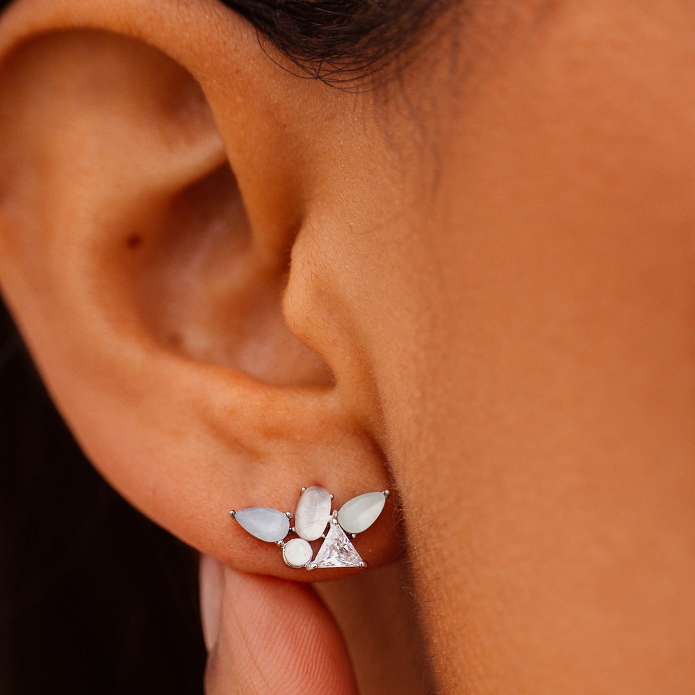 Skylar Gemstone Stud Earrings 2