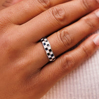 Checkerboard Ring Gallery Thumbnail