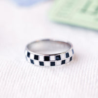 Checkerboard Ring Gallery Thumbnail