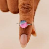 Twilight Frosted Glass Ring Gallery Thumbnail