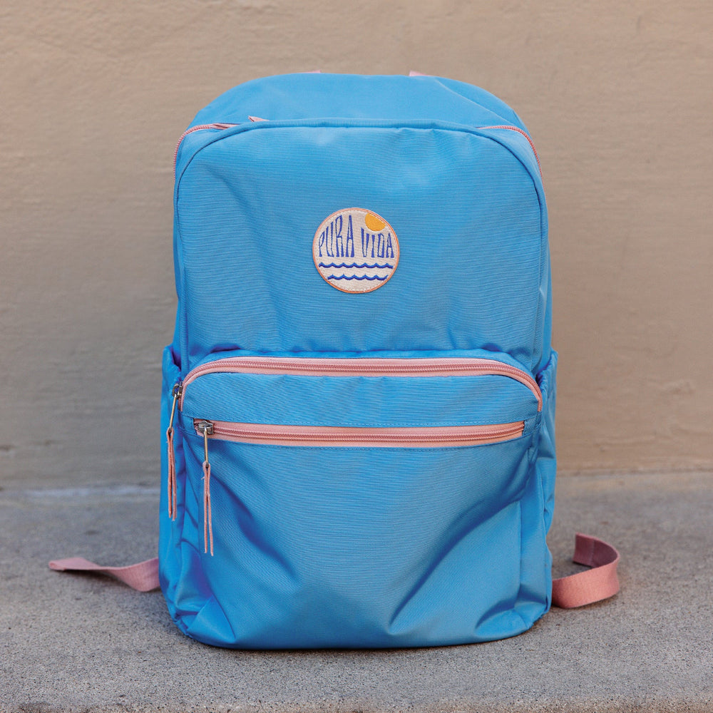Dark Blossom Blue Functional Backpack 11