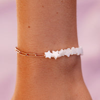 Glowing Star Bead & Chain Bracelet Gallery Thumbnail
