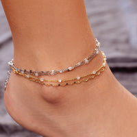 Opal Bead Combo Anklet Gallery Thumbnail