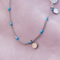 Mini Coin Beaded Anklet Gallery Thumbnail