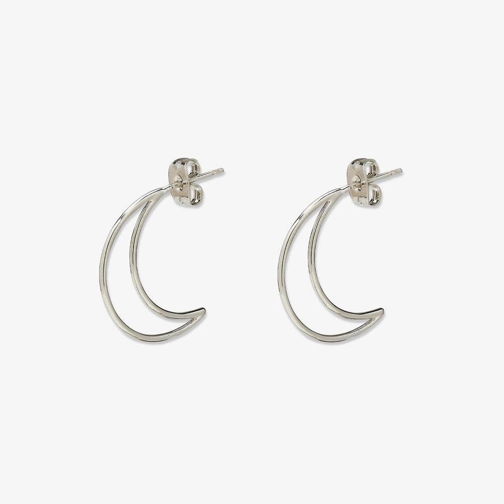 Crescent Hoop Earrings 1