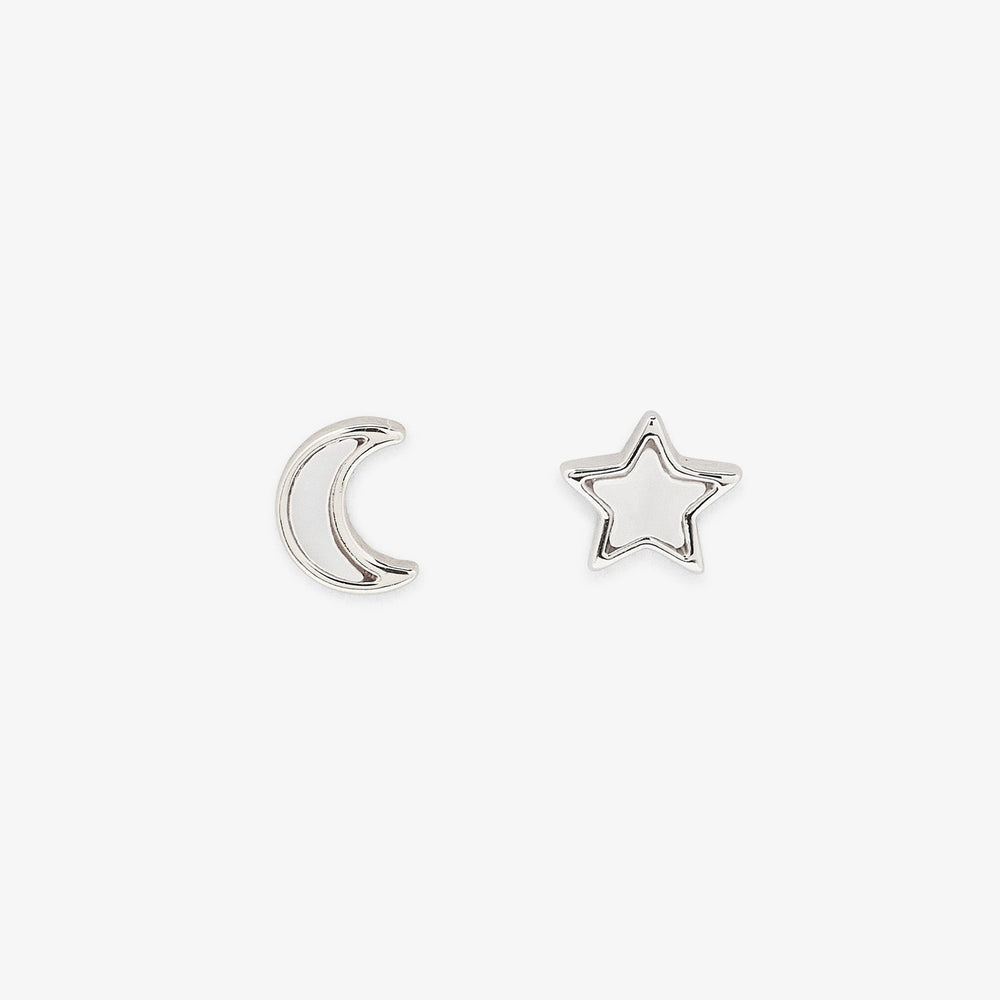 Moon and Star Earrings - Casetta di Marzapane Bijoux